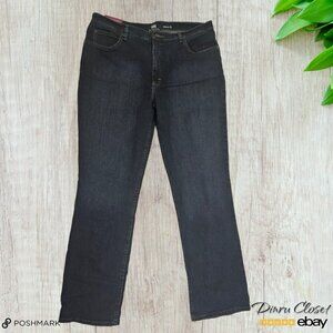NWT Lee Womens Denim Jeans 36X34 Blue Relaxed Fit Straight Leg Mid Rise 5 Pocket
